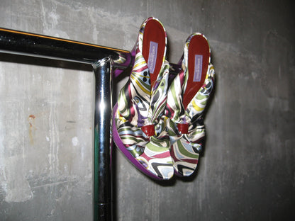 Emilio Pucci satin heels